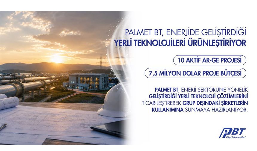 PALMET BT, enerjide geliştirdiği yerli teknolojileri ürünleştiriyor