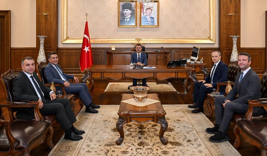 SEDAŞ Genel Müdürü Danacı ve bölge müdürlerinden Vali Aktaş’a ziyaret