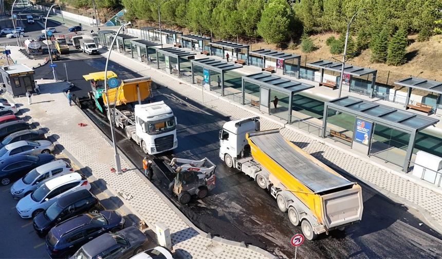 Tramvay güzergâhına Büyükşehir imzası