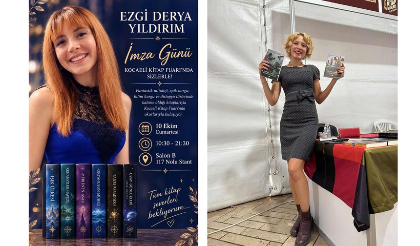 Kocaeli Kitap Fuarı’nda genç yazar Ezgi Derya Yıldırım okurlarıyla buluşacak