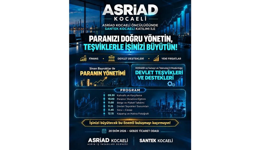 Paranın Yönetimi, ASRİAD Kocaeli’nde