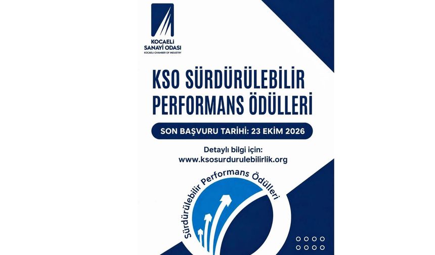KSO Sürdürülebilir Performans Ödülleri için başvuru süresi uzatıldı