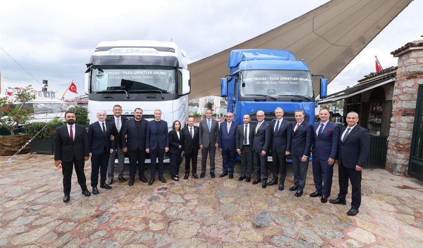 Ford Trucks’tan Yılda Şirketler Grubu’na 101 araçlık teslimat
