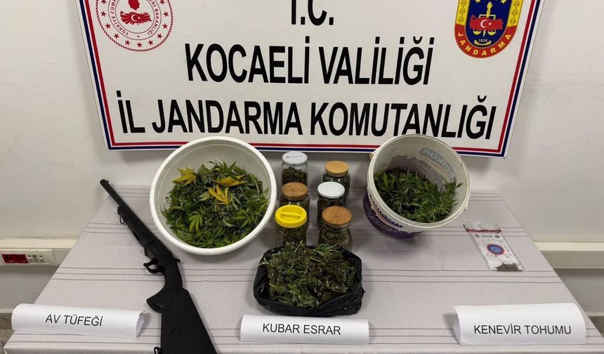 Jandarma’dan Karamürsel’de uyuşturucu operasyonu