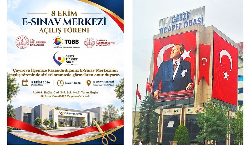 GTO’nun Çayırova’ya kazandırdığı E-Sınav Merkezi 8 Ekim’de açılıyor