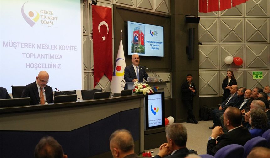 Gebze Ticaret Odası 9. Dönem Son Müşterek Meclis ve Meslek Komite Toplantısı gerçekleştirildi