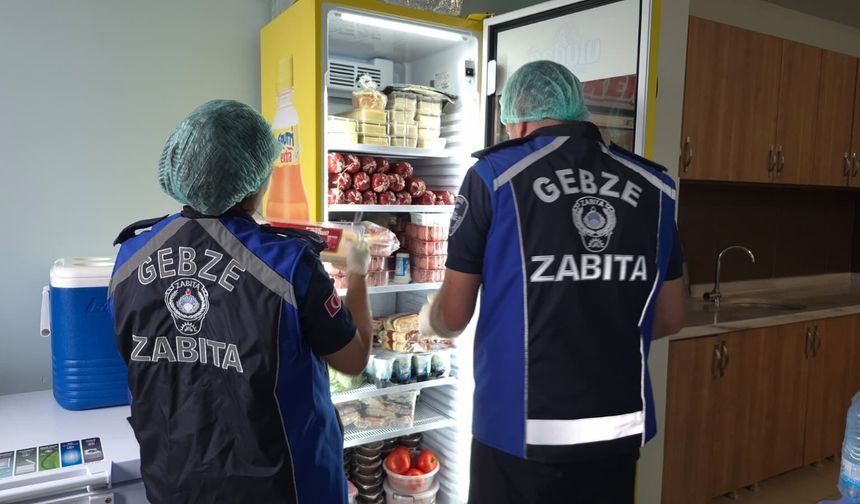 Gebze’de okul kantinlerine zabıta denetimi
