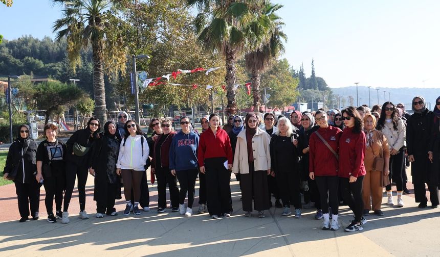 Eskihisar Sahili’nde ‘Adım At Havan Değişsin’ etkinliği yapıldı
