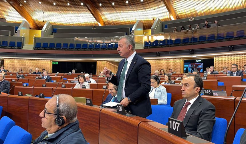 Büyükakın, Avrupa Konseyi’nin çifte standardını gözler önüne serdi