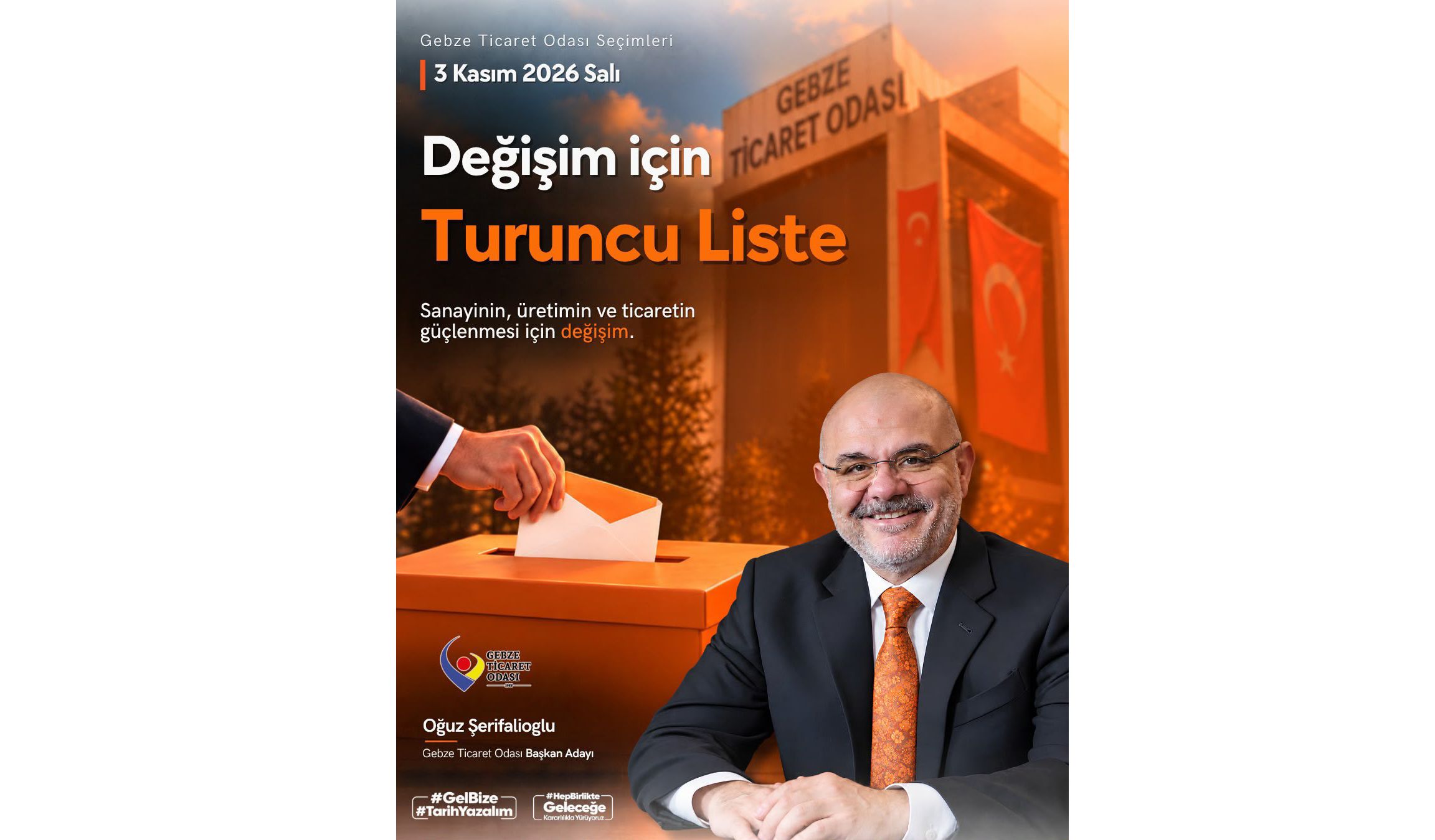 Şerifalioğlu: Değişim için turuncu liste !