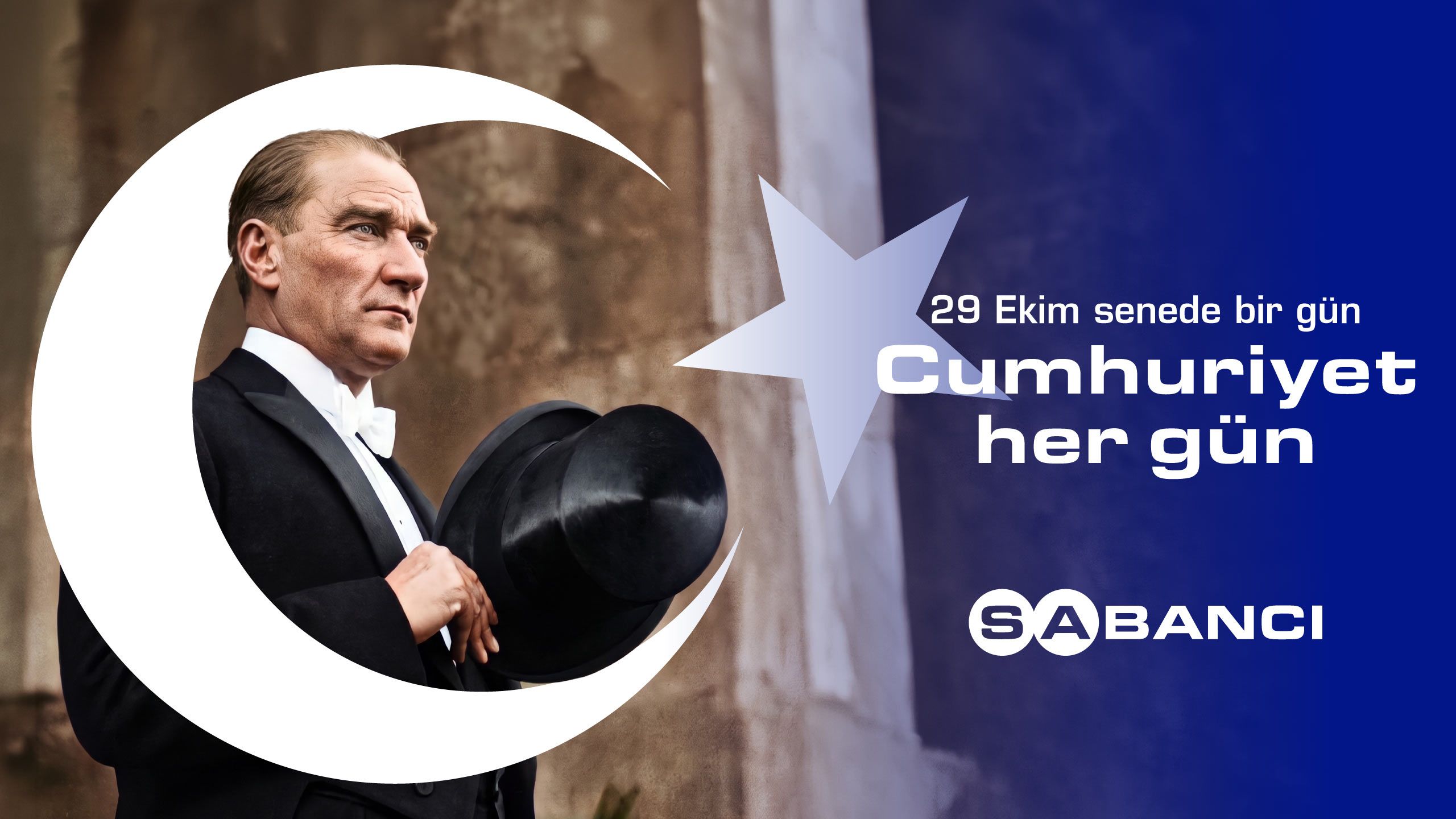 Sabancı’dan Cumhuriyet’in 103. yılında anlamlı mesaj: 29 Ekim senede bir gün, cumhuriyet her gün