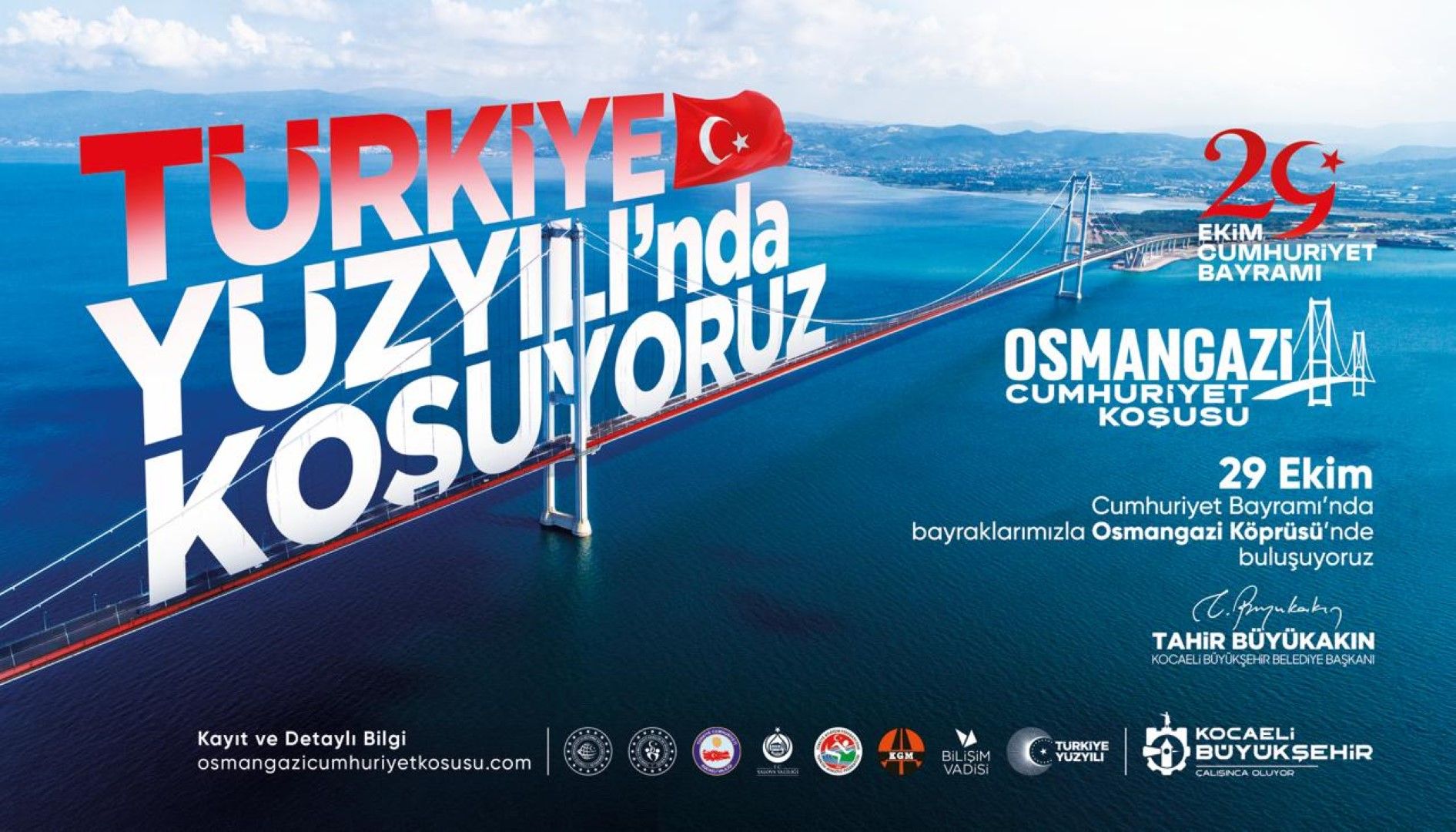 Cumhuriyet coşkusu köprüden meydanlara taşacak